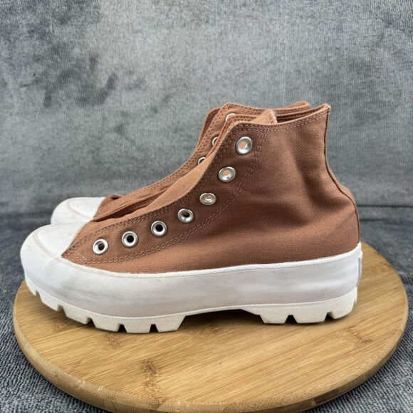 Converse Chuck Taylor All Star Lugged Shoes Womens Size 8 Brown High Top - Picture 3 of 10